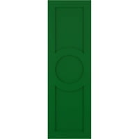 Ekena Millwork 12 W 66 H TRUE FIT PVC CENTER CIRGNS ARTS & CORTS FIKSNI BOLES TRENETSKE, Viridian Green