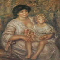 Ispis plakata majka i dijete Pierre-Augustea Renoira