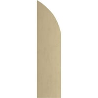Ekena Millwork 11 W 62 h Timbertane Pecky Cypress Two Board pridružio se ploča-n-batten w Quarter Round Arch Top