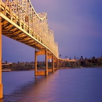 Most preko rijeke, John F. Kennedy Memorijalni most, Louisville, Kentucky, USA PLAST PRISTER