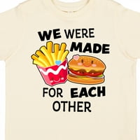 A, stvoreni smo jedno za drugo s poklonom hamburgera i pomfritom za mlađeg dječaka ili djevojčicu