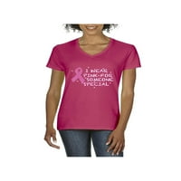 Normalno je dosadno - ženska majica s kratkim rukavom, do žena veličine 3xl - nosim ružičastu za nekoga posebnog
