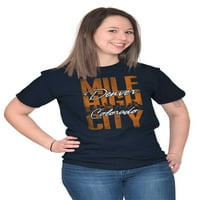 Mile High City Suvenir Denver Co Graphic majice Muškarci ili žene Brisco Brands 5x