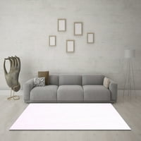 Moderni pravokutni tepisi za unutarnje prostore, Jednobojni ružičasti, 7' 9'