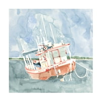 Emma Caroline 'Svijetli ribarski brod I' platno umjetnost