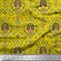Pamučna tkanina od batista s cvjetnim printom i Damaskom od tkanine širine dvorišta